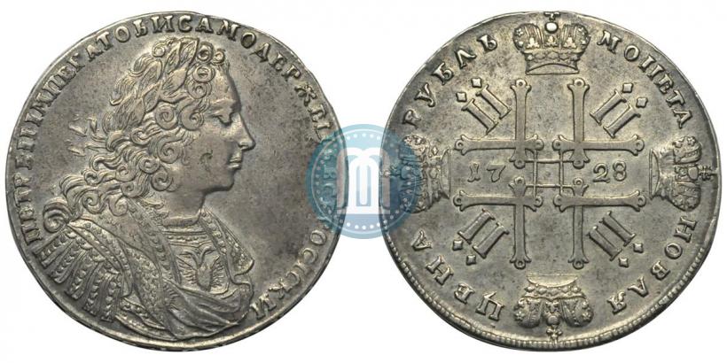 Picture 1 rouble 1728 year  "Type of 1728"