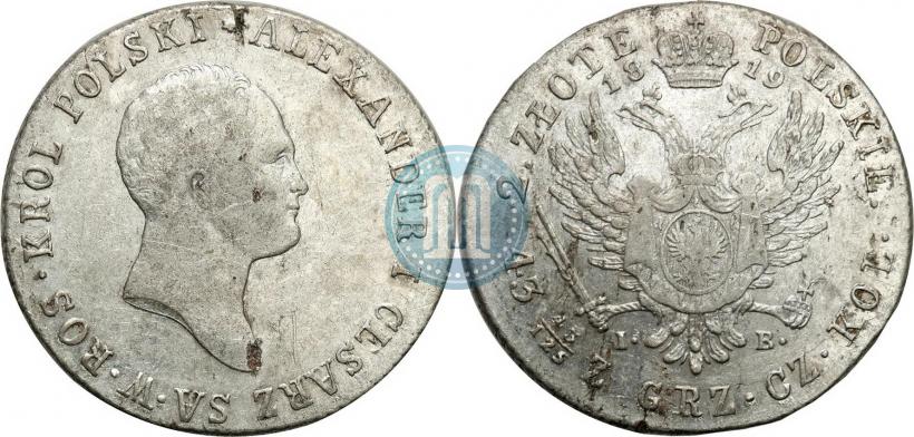 Picture 2 złote 1819 year IB 