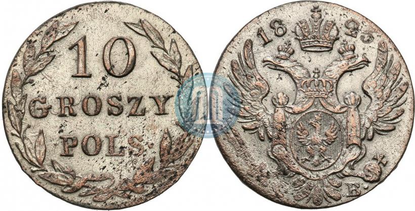 Picture 10 groszy 1825 year IB 