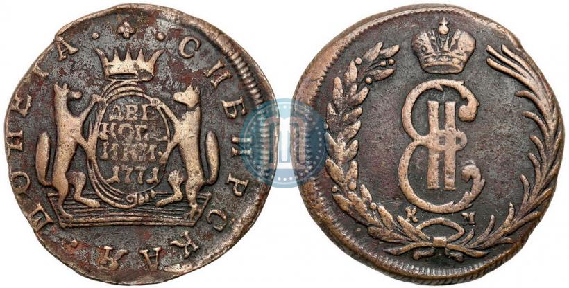 Picture 2 kopecks 1771 year КМ 
