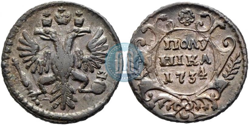 Picture Polushka 1734 year  