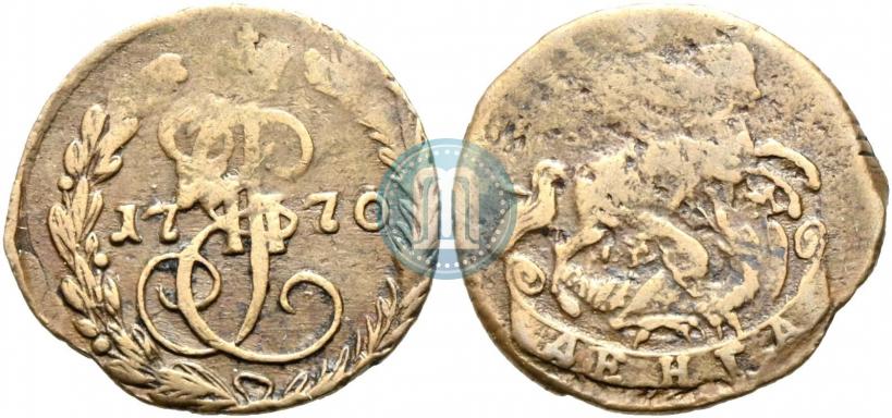 Фото Денга 1770 года ЕМ 