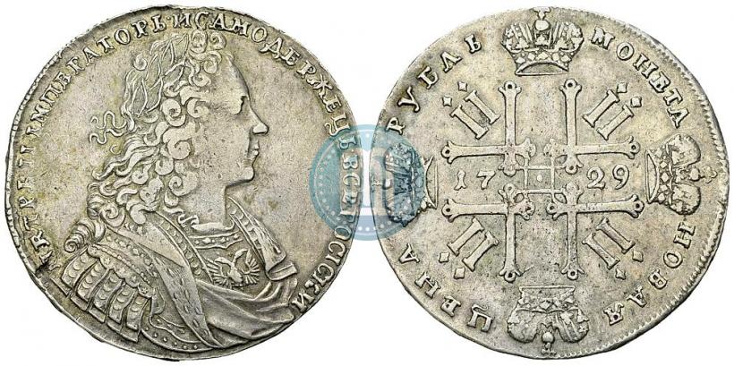 Picture 1 rouble 1729 year  "Type of 1728"