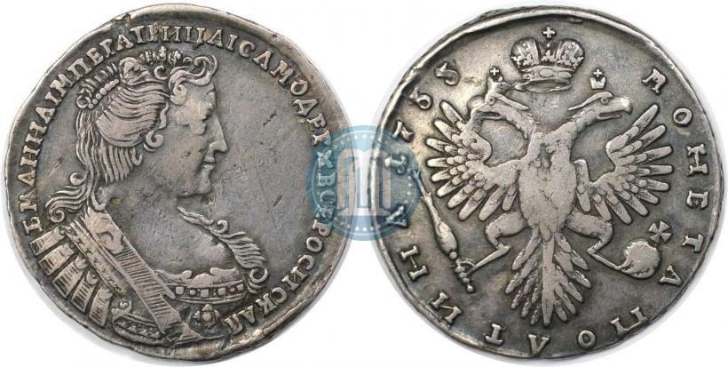 Picture Poltina 1733 year  