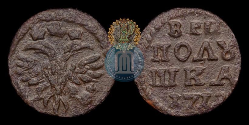 Фото Полушка 1719 года  