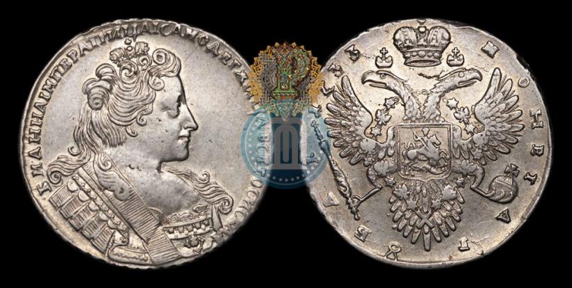 Picture 1 rouble 1733 year  