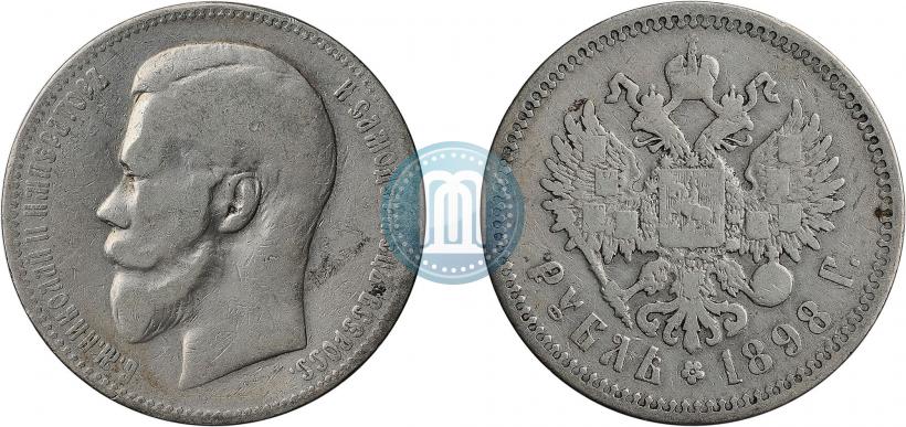 Фото 1 рубль 1898 года (АГ) 