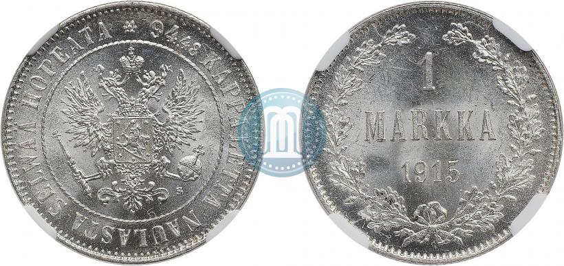 Picture 1 markka 1915 year S 