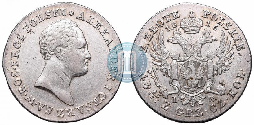 Picture 5 złotych 1816 year IB 