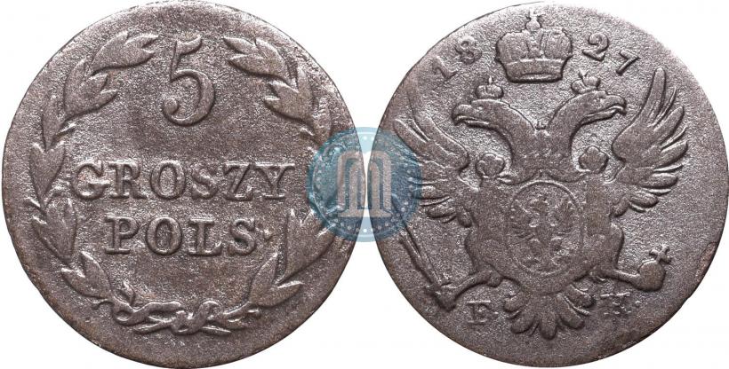Picture 5 groszy 1827 year FH 