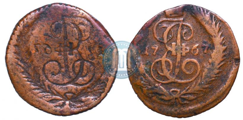 Фото Денга 1767 года ЕМ 