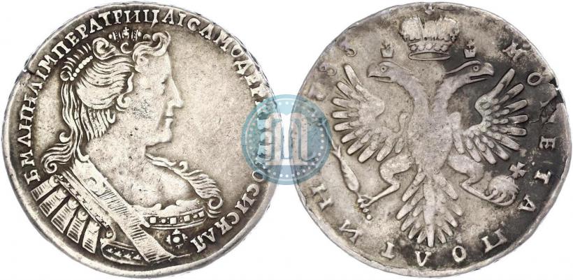 Picture Poltina 1733 year  