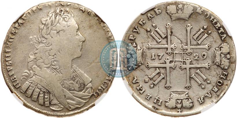 Picture 1 rouble 1729 year  "Type of 1728"