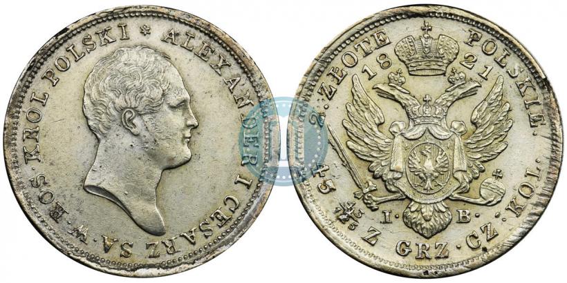Picture 2 złote 1821 year IB 