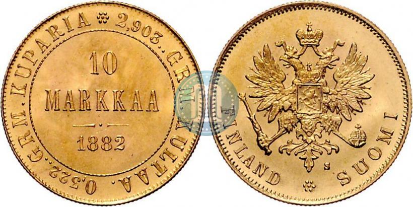 Фото 10 марок 1882 года S 