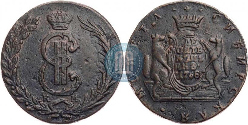 Фото 10 копеек 1768 года КМ 