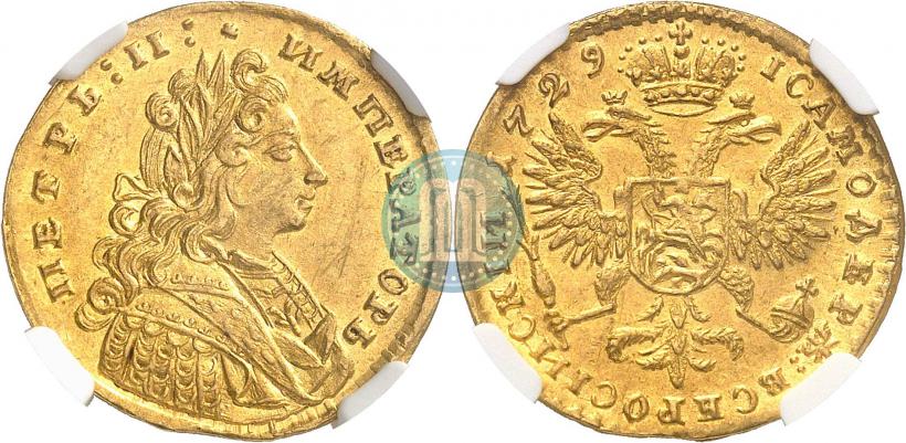 Picture 1 ducat 1729 year  