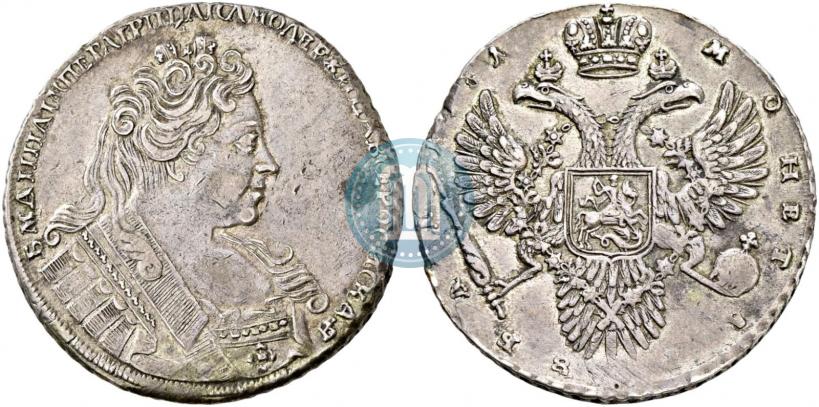 Picture 1 rouble 1731 year  