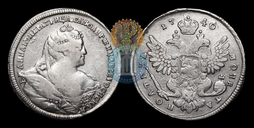 Фото Полтина 1740 года  "Московский тип"