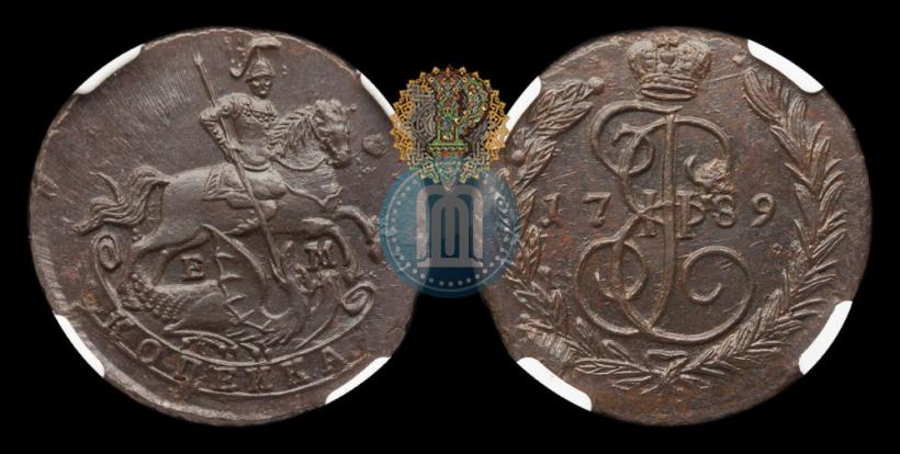 Фото 5 копеек 1785 года ЕМ 