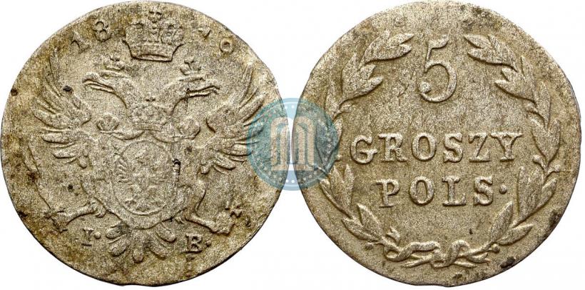 Picture 5 groszy 1819 year IB 
