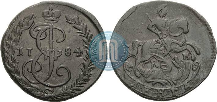 Фото Денга 1784 года КМ 