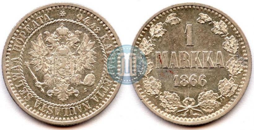 Фото 1 марка 1866 года S 