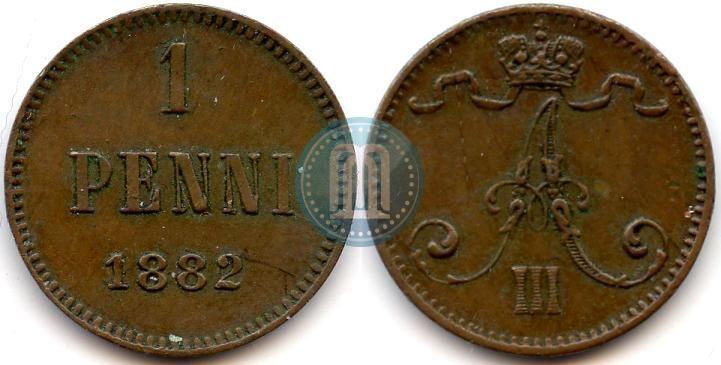 Picture 1 penni 1882 year  