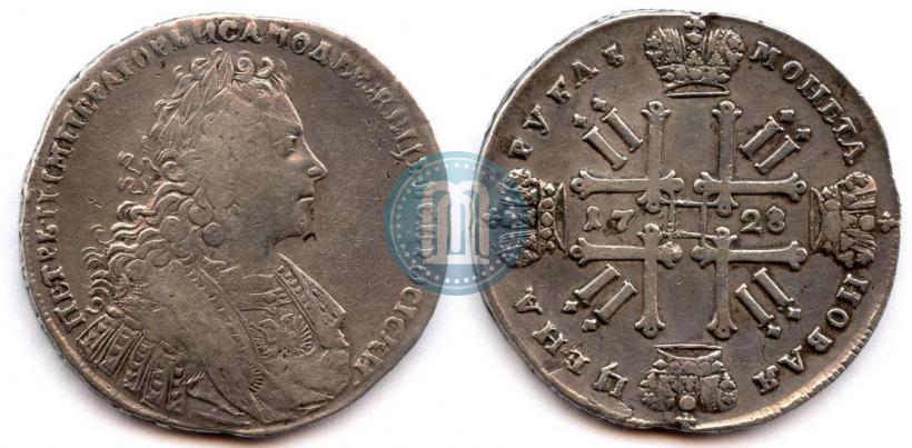 Picture 1 rouble 1728 year  "Type of 1728"