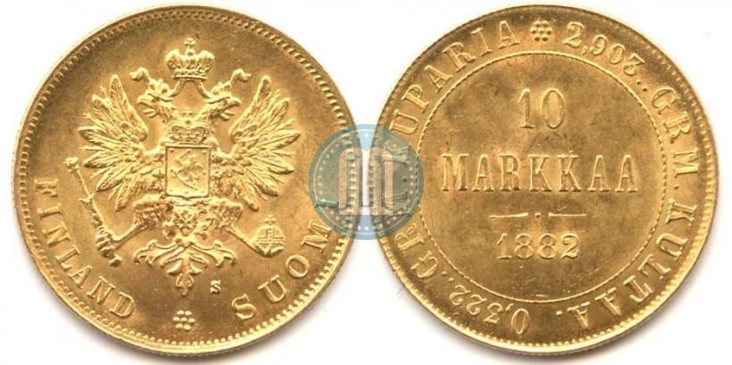 Picture 10 markkaa 1882 year S 