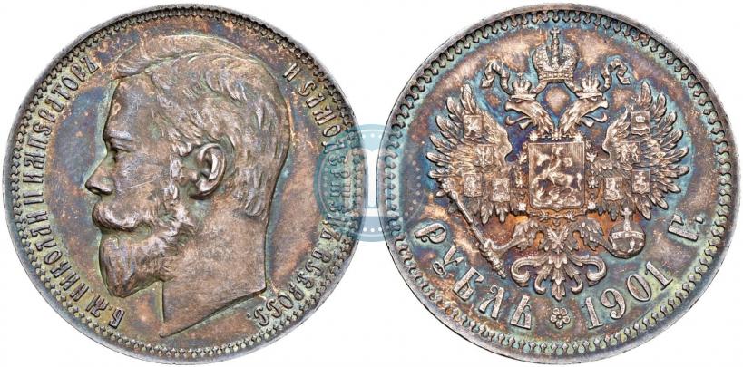 Picture 1 rouble 1901 year (ФЗ) 