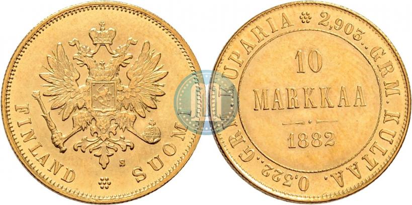 Фото 10 марок 1882 года S 