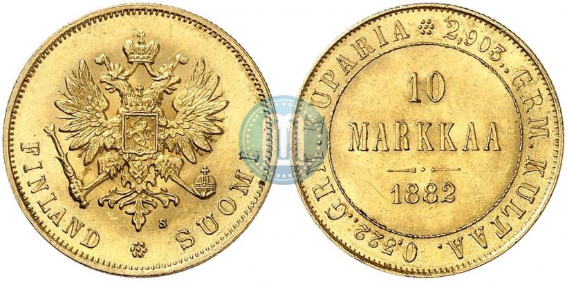 Фото 10 марок 1882 года S 