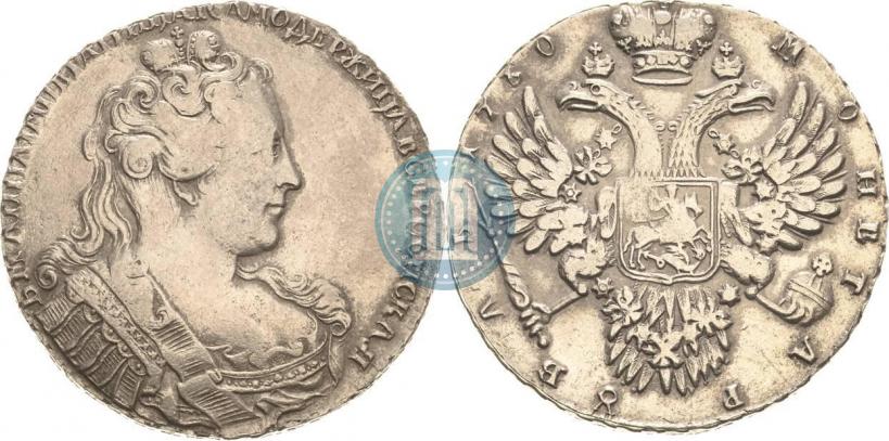 Picture 1 rouble 1730 year  
