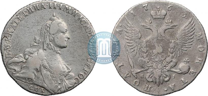 Фото Полтина 1763 года СПБ-ЯI 