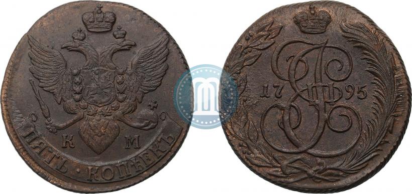 Picture 5 kopecks 1795 year КМ 