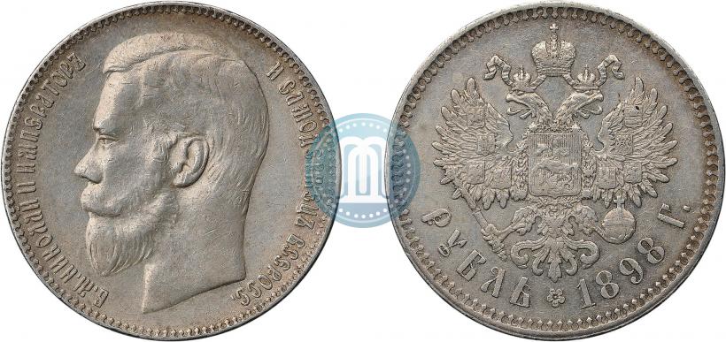 Picture 1 rouble 1898 year (**) 