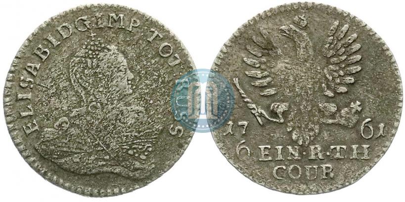 Picture 1/6 Thaler 1761 year  