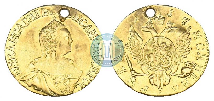 Picture 1 rouble 1757 year  
