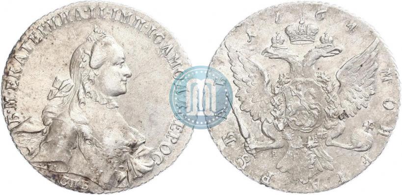 Picture 1 rouble 1764 year СПБ-ЯI 