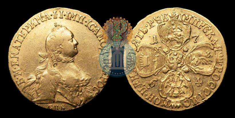 Picture 5 roubles 1764 year СПБ 