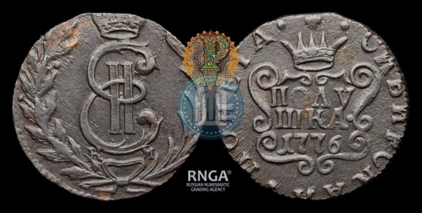 Фото Полушка 1776 года КМ 