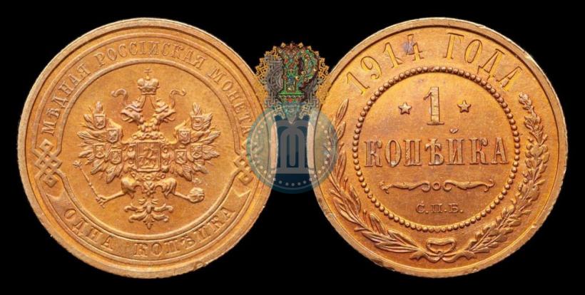 Фото 1 копейка 1914 года СПБ 