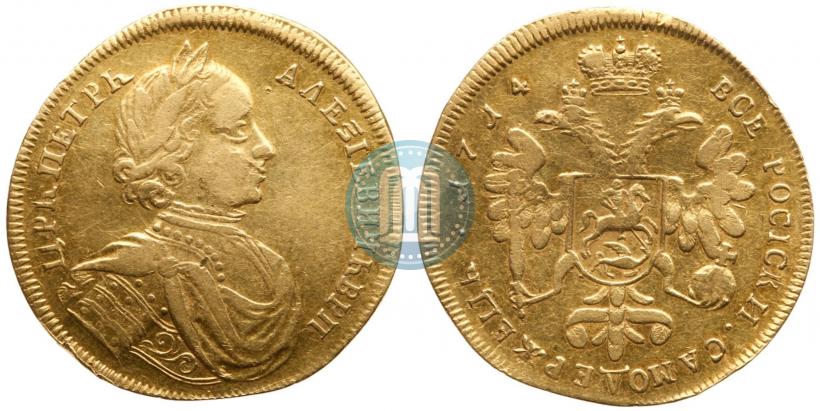 Picture 2 ducats 1714 year  