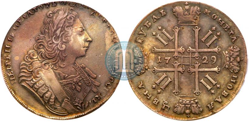 Picture 1 rouble 1729 year  "Type of 1729"