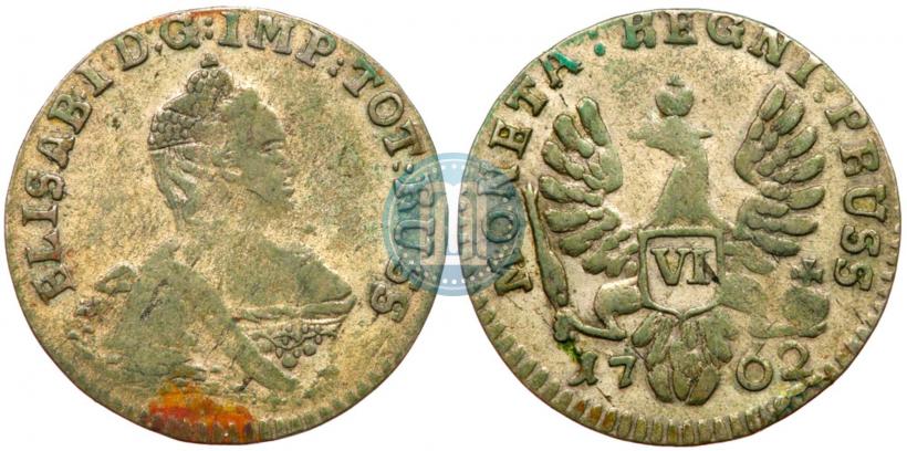 Picture 6 groszy 1762 year  