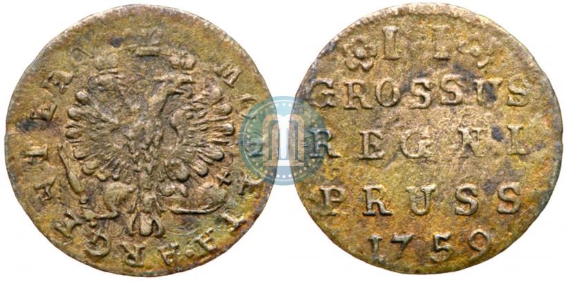 Picture 2 grosze 1759 year  