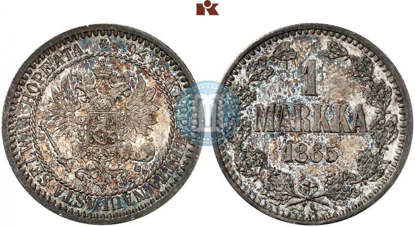 Фото 1 марка 1865 года S 