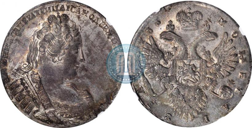 Picture 1 rouble 1733 year  
