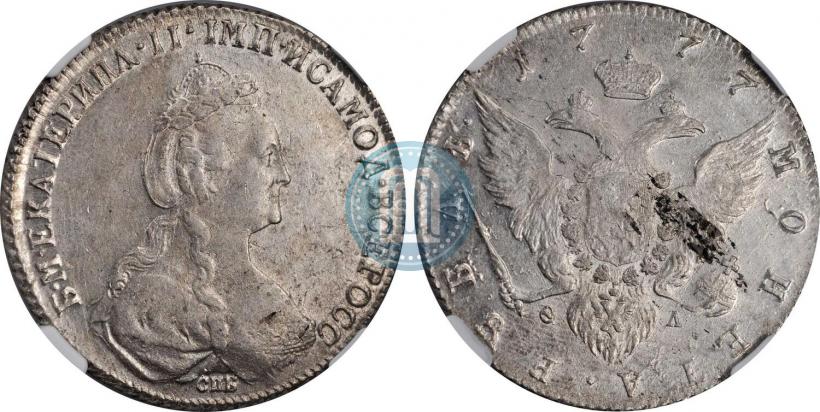 Picture 1 rouble 1777 year СПБ-ФЛ 
